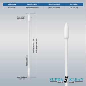 5-Cleanroom Cotton Swabs WT-BB003-1-100