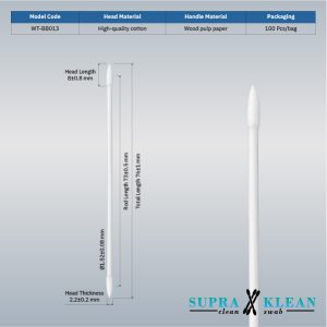 7-Cleanroom Cotton Swabs WT-BB013-1-100
