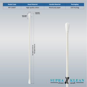 9-Cleanroom Cotton Swabs WT-CA007-1-100