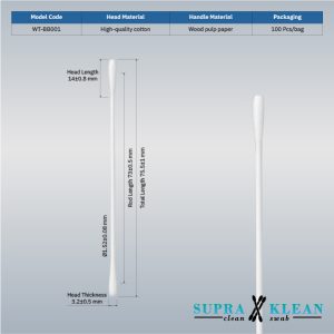 Cleanroom Cotton Swabs WT-BB001-1-100