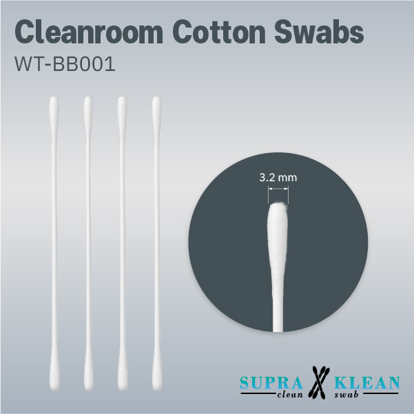Cleanroom Cotton Swabs WT-BB001-100 Cleanroom Cotton Swabs WT-BB001-100