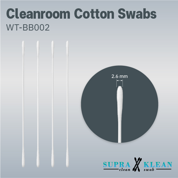 Cleanroom Cotton Swabs WT-BB002-100 Cleanroom Cotton Swabs WT-BB002-100