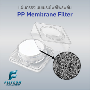 แผ่นกรองเมมเบรนโพลีโพรพิลีน (Polypropylene Membrane Filter)