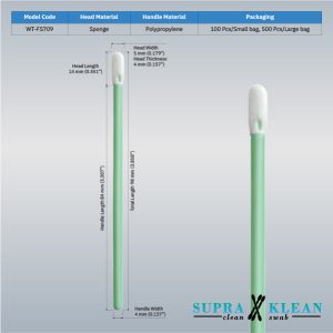 15-Cleanroom Foam Swabs WT-FS709-1