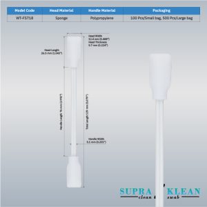 23-Cleanroom Foam Swabs WT-FS718-1