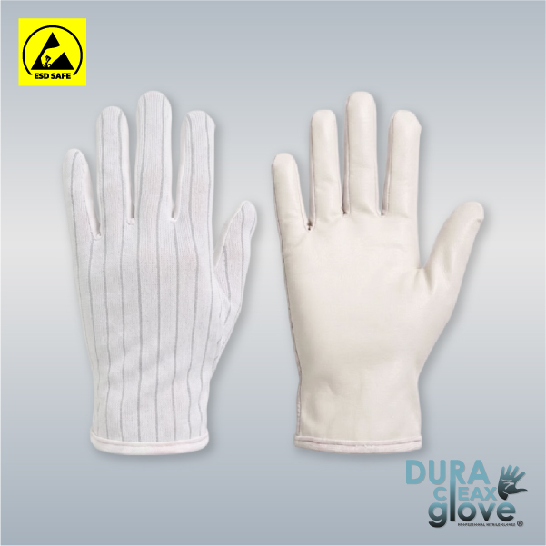 ESD Carbon Stripe PU Coated Glove-2 ESD Carbon Stripe PU Coated Glove-2