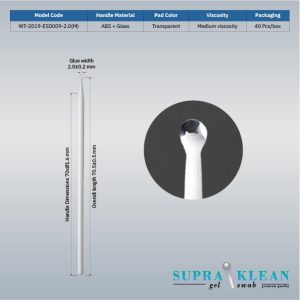 Gel Sticky Swabs WT-2019-ESD009-2.0(M)-2-100 Gel Sticky Swabs WT-2019-ESD009-2.0(M)-2-100