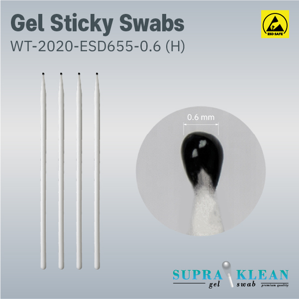 Gel Sticky Swabs WT-2020-ESD655-0.6(H)-1-100