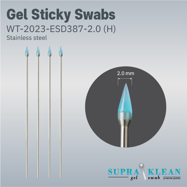 Gel Sticky Swabs WT-2023-ESD387-2.0 (H)(Stainless steel)-1-100
