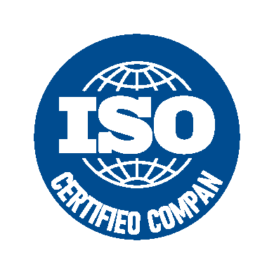 สัญลักษณ์ ISO Certified รับรองมาตรฐานสากลด้านระบบการจัดการและการผลิตของบริษัท